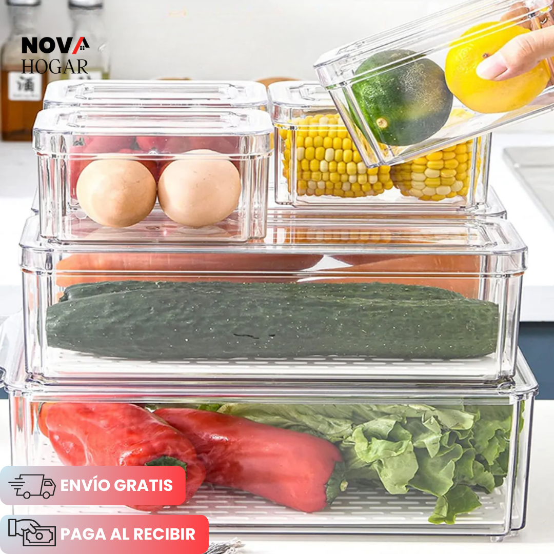 FreshBox™ Set de 7 Contenedores de Alimentos