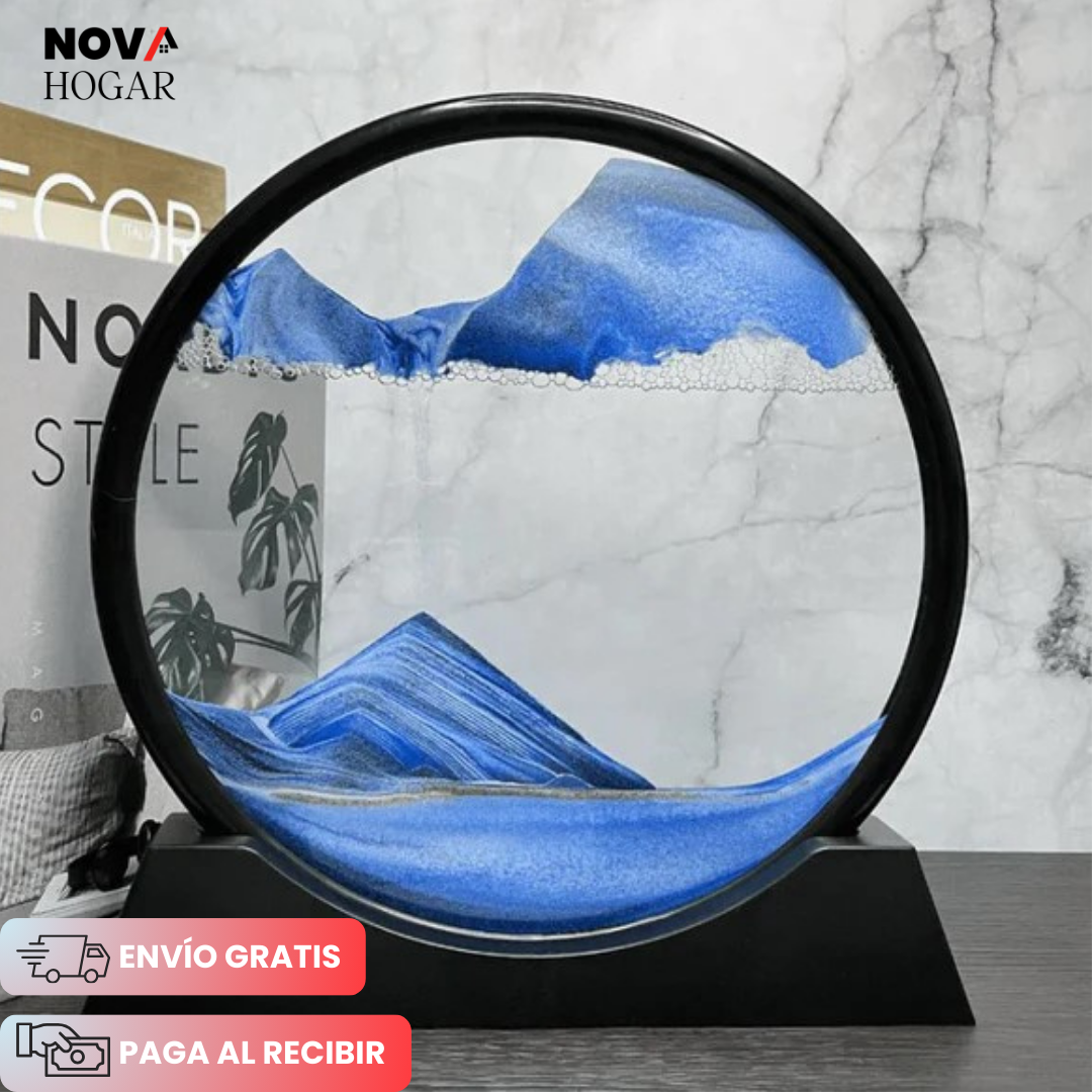 ZenFlow™ Relajante Arte de Arena en Movimiento