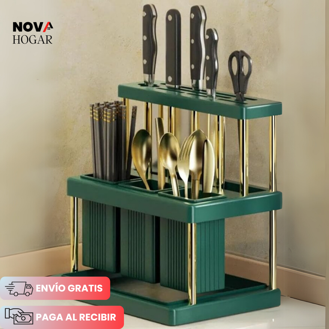 TidyBlade™ Organizador Escurridor de Utensilios