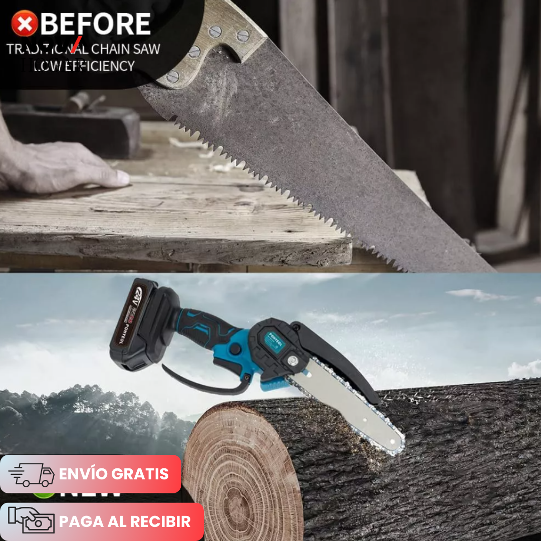 GardenSaw™ Mini Motosierra con Batería Recargable