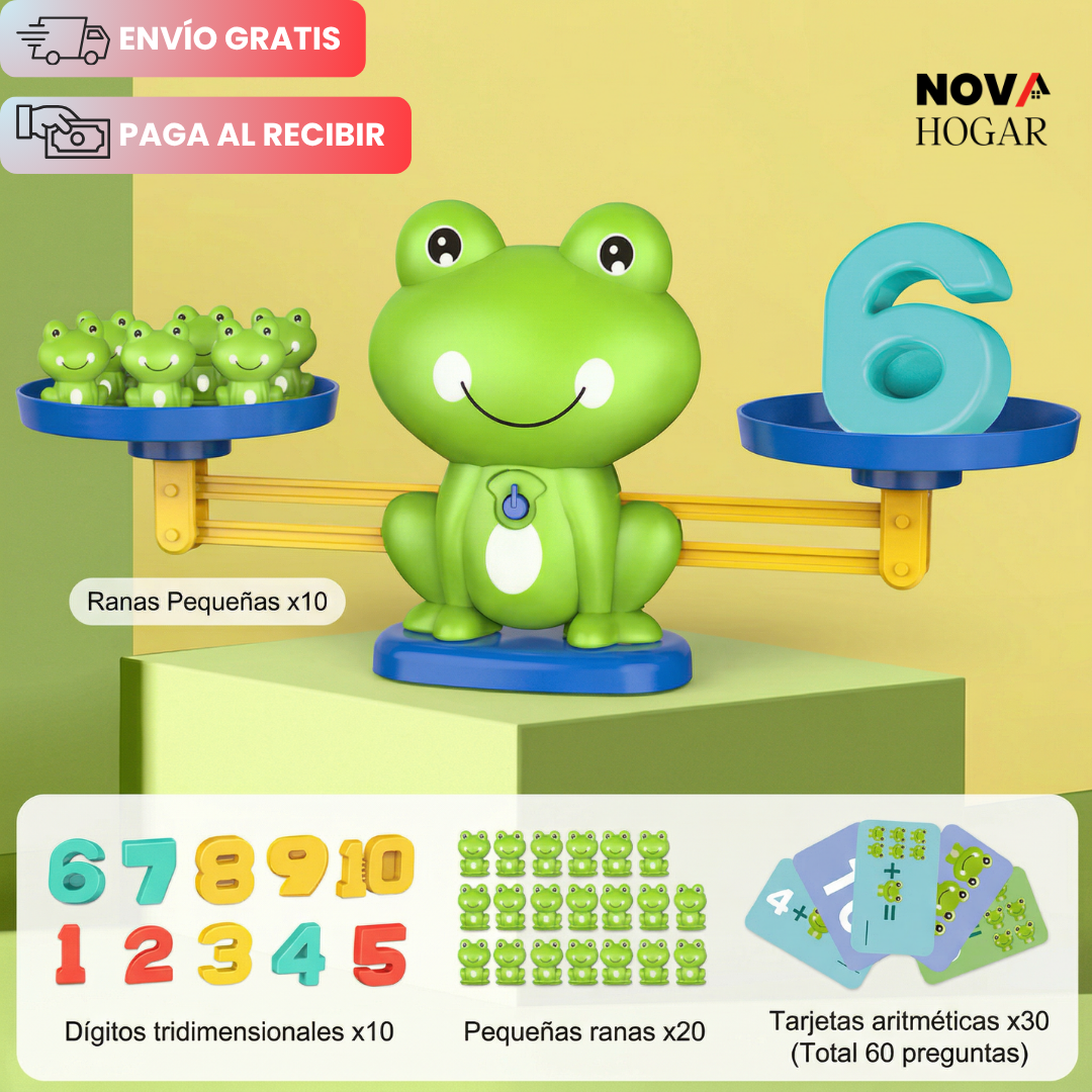FroggyCount™ Balanza Educativa de Matemáticas Divertidas