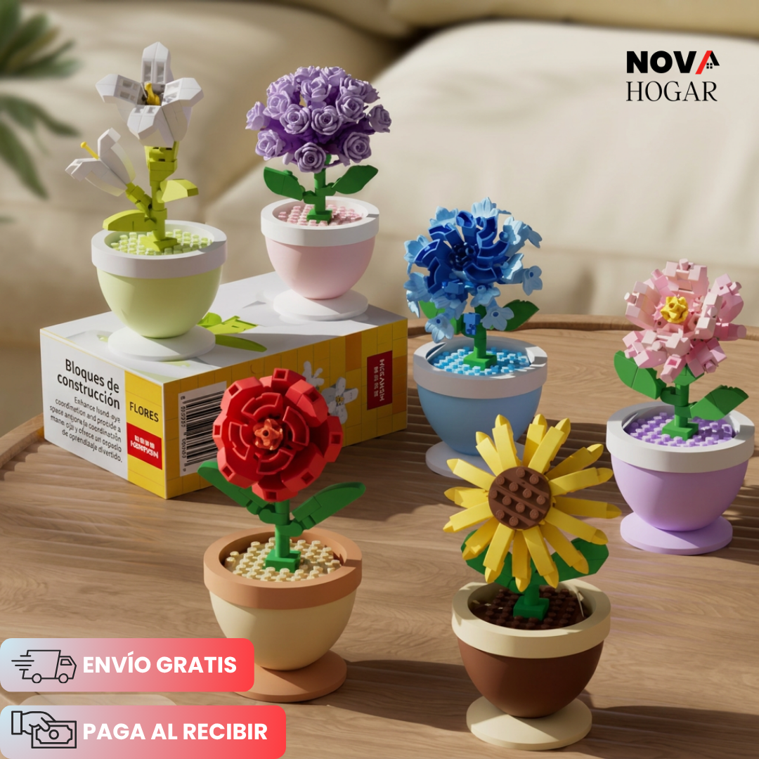 BrickBotanics™ Mini Flores De Bloques Armables