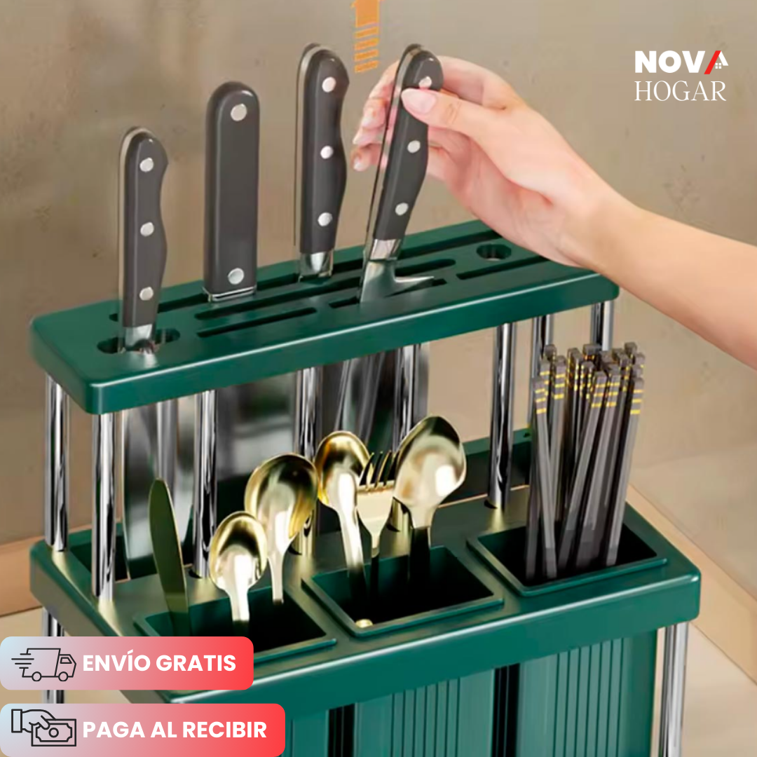TidyBlade™ Organizador Escurridor de Utensilios