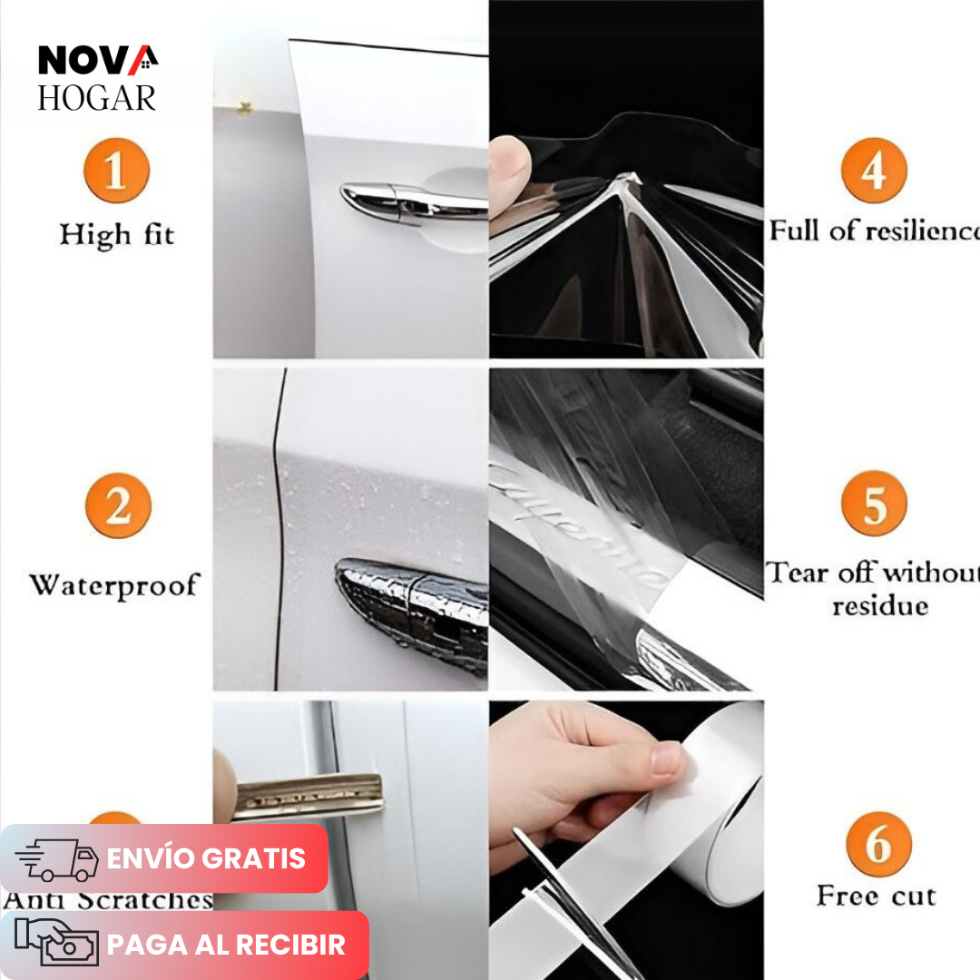 ScratchFree™ Cinta Protectora Transparente para Autos