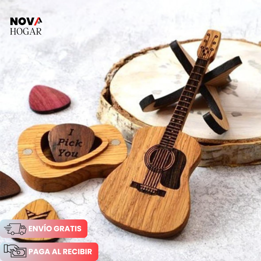 AcoustiBox™ Mini Guitarra Guarda Púas