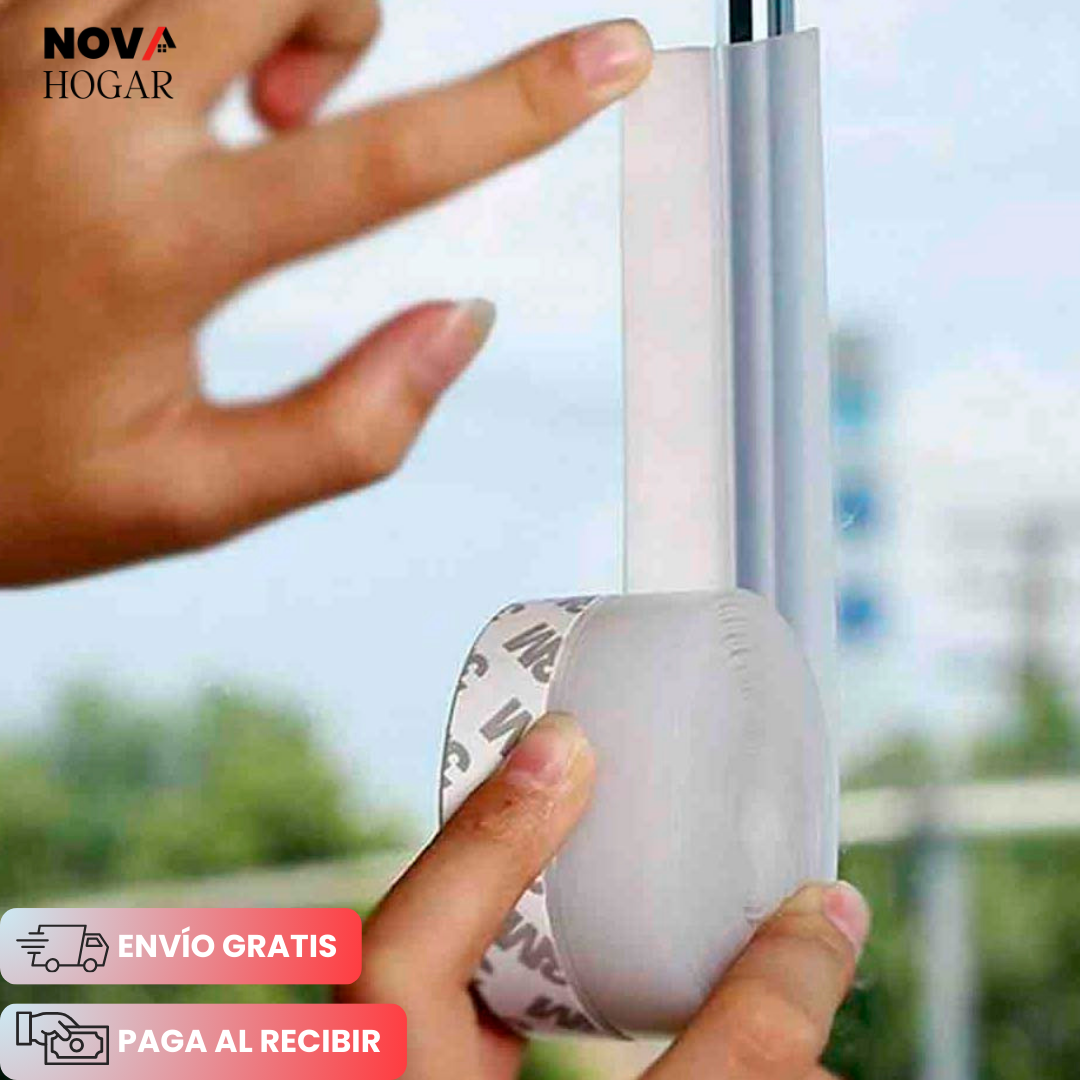EcoShield™ Cinta de Sellado Externo para Puertas y Ventanas