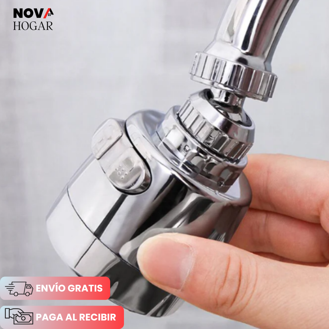 AquaSmart™ Grifo Cromado Ahorrador y Purificador de Agua