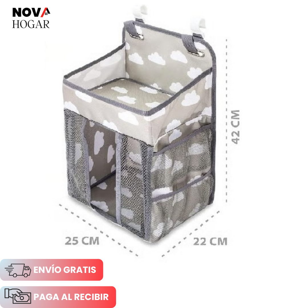 BabyEase™ Práctico Organizador de Pañales para Cuna