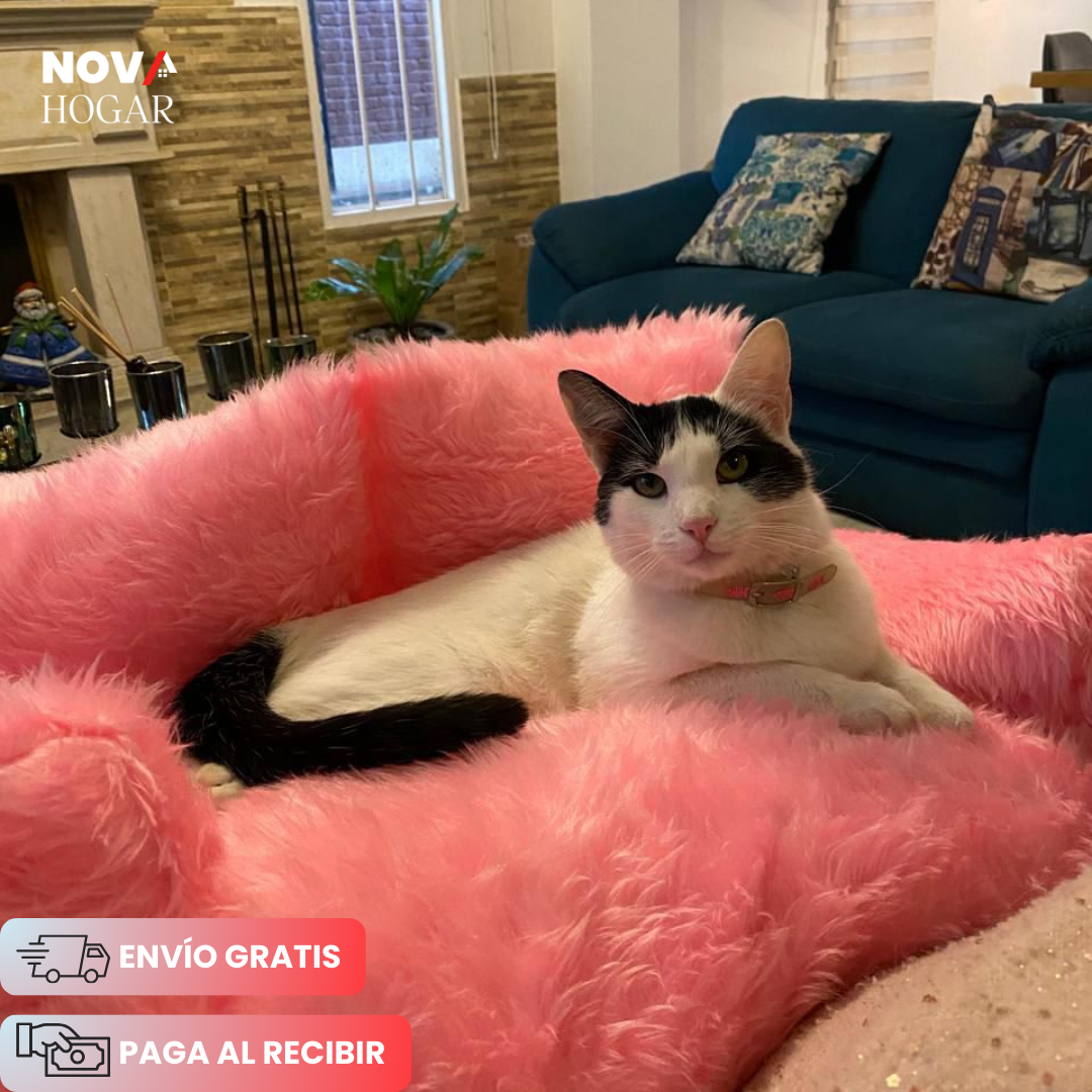 CozyNest™ Sofá Pequeño Anti Estrés para Mascotas