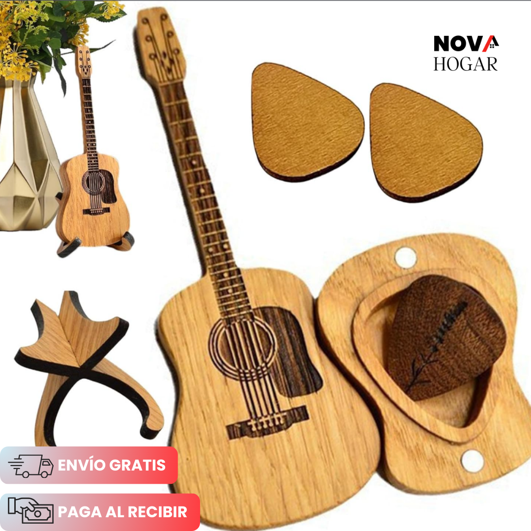 AcoustiBox™ Mini Guitarra Guarda Púas