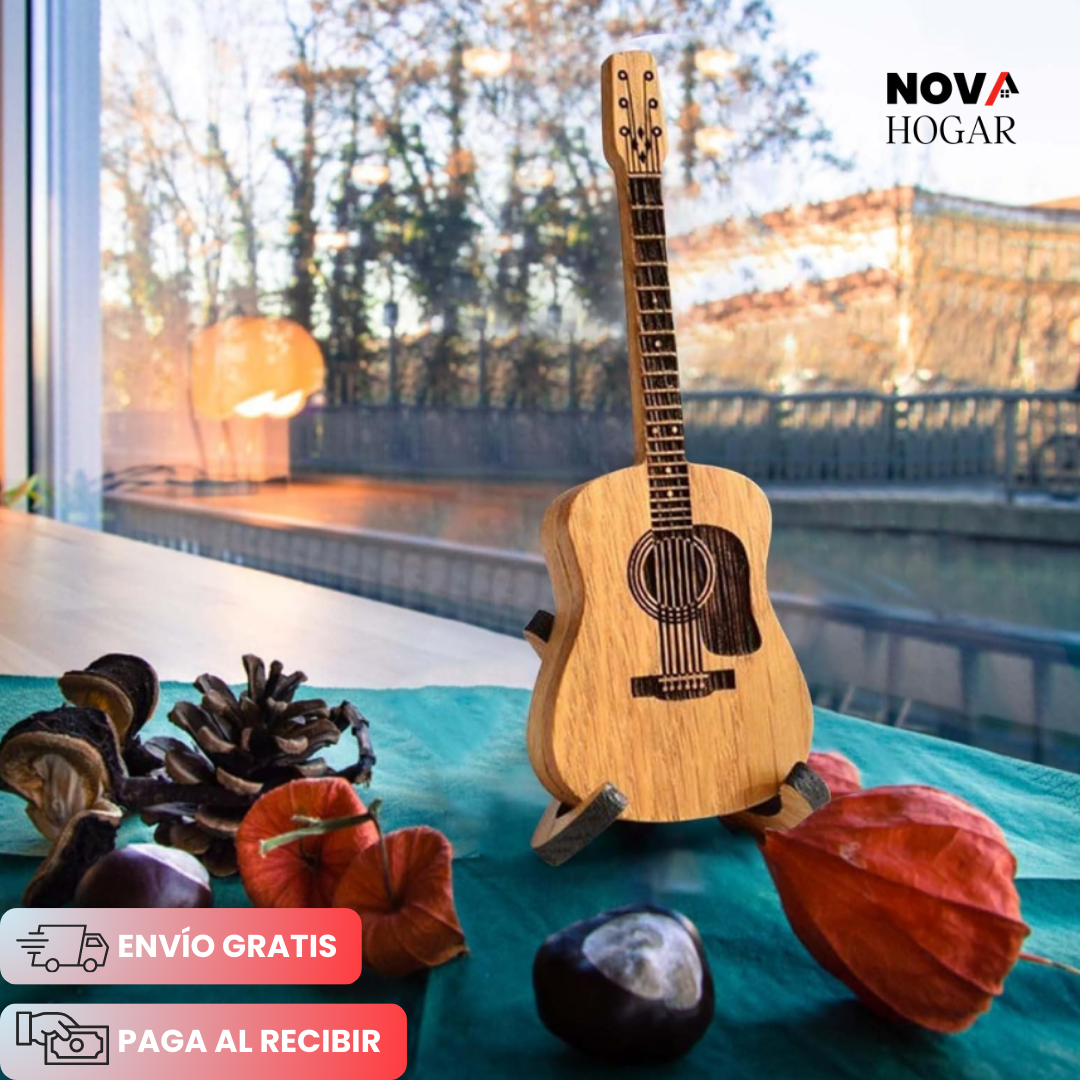 AcoustiBox™ Mini Guitarra Guarda Púas