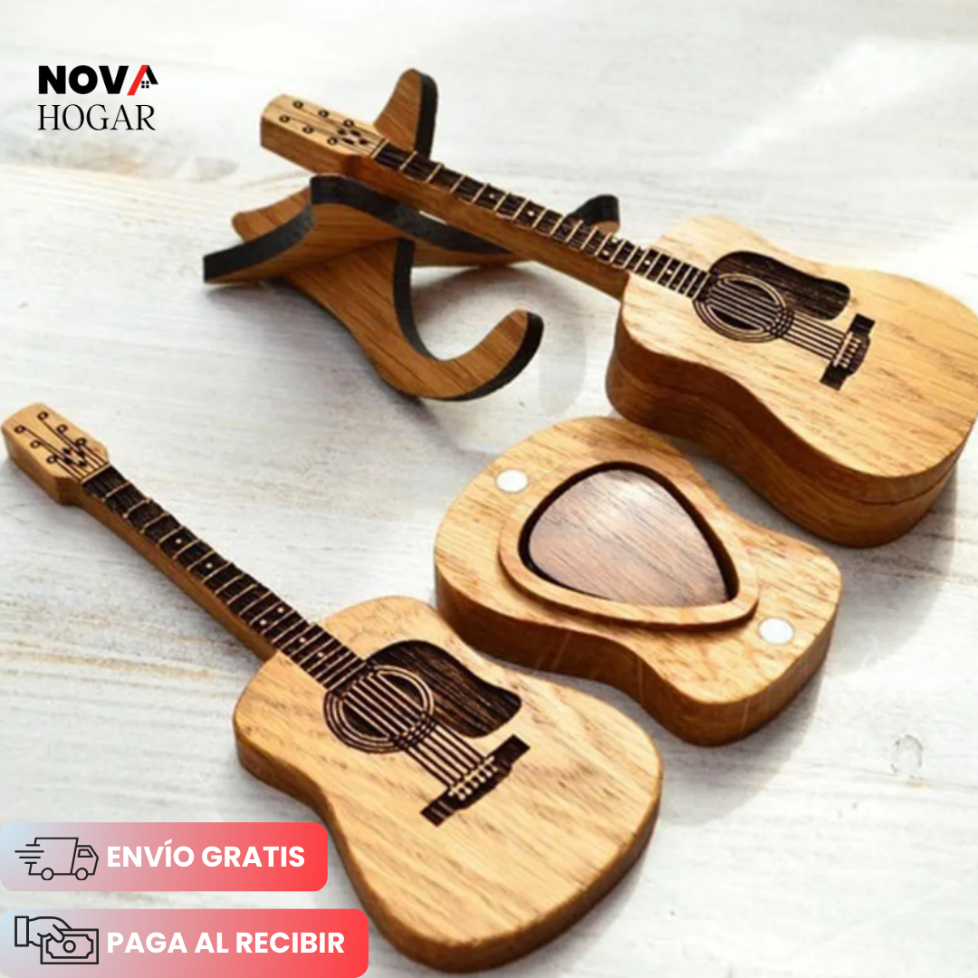 AcoustiBox™ Mini Guitarra Guarda Púas
