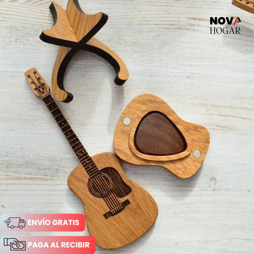AcoustiBox™ Mini Guitarra Guarda Púas