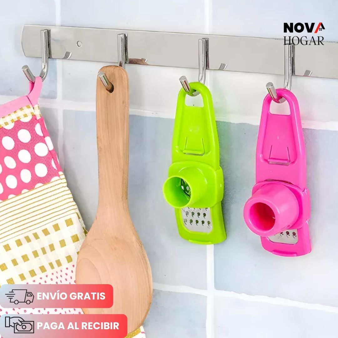 2x1 ZestCrush™ Mini Rallador Multiusos de Ajo y Especias