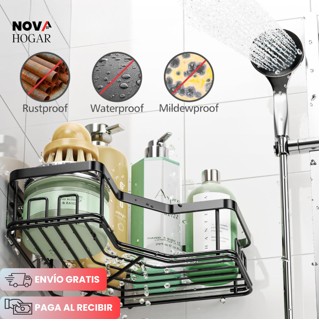 BathRack™ Pack x5 Organizador de Baño Premium