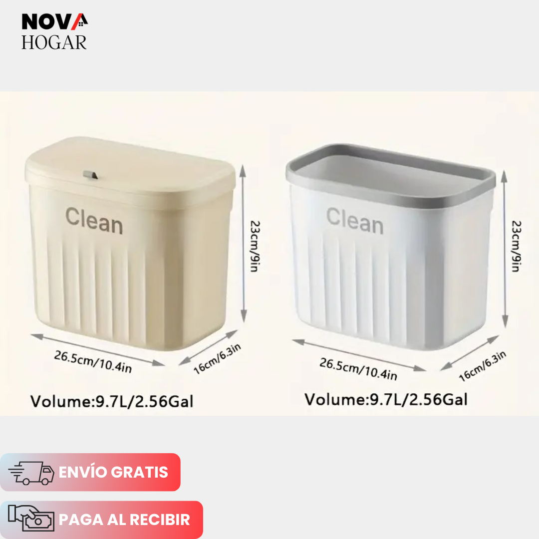 EasyHang™ Canasta de Basura Colgante con Apertura Versátil