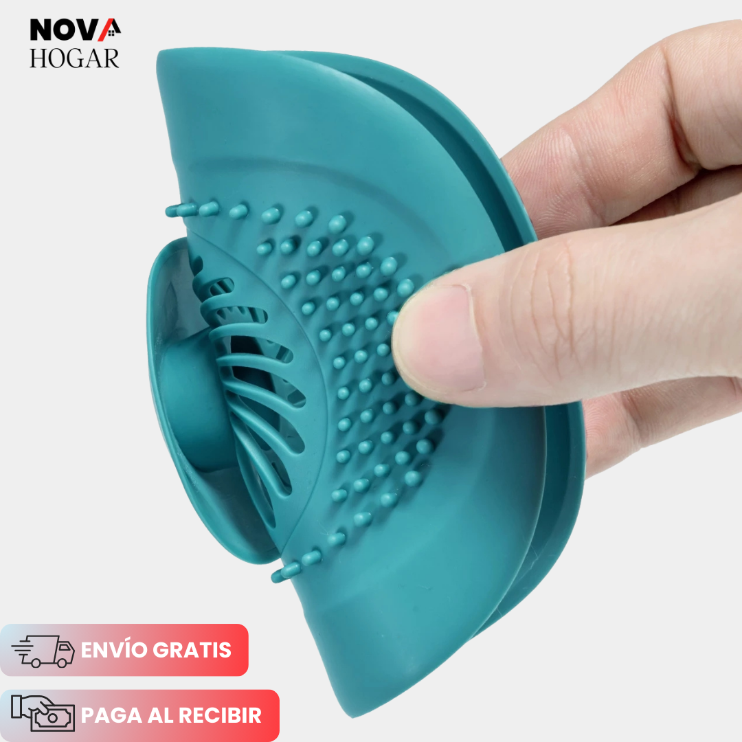 AhorraPack x4 DrainShield™ Tapón Multifunción Atrapa Residuos