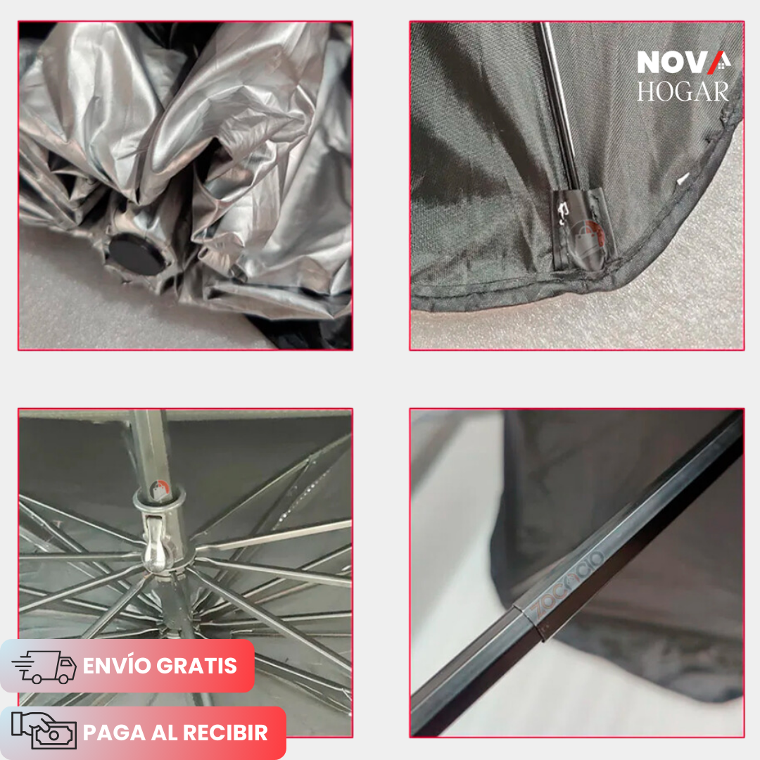 SunShield™ Parasol Protector para Auto Tipo Sombrilla