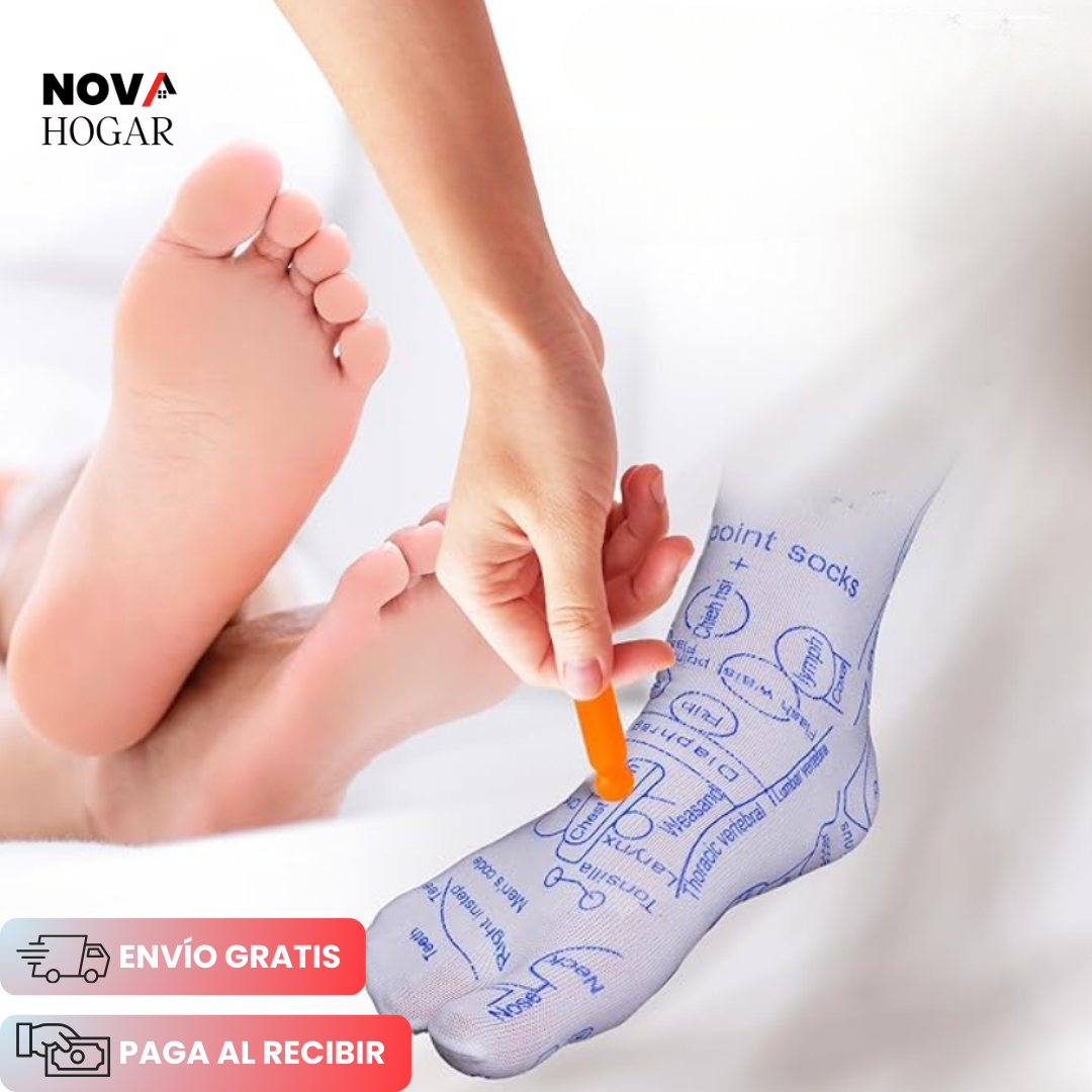 ZenStep™ Calcetines Terapéuticos para Reflexología