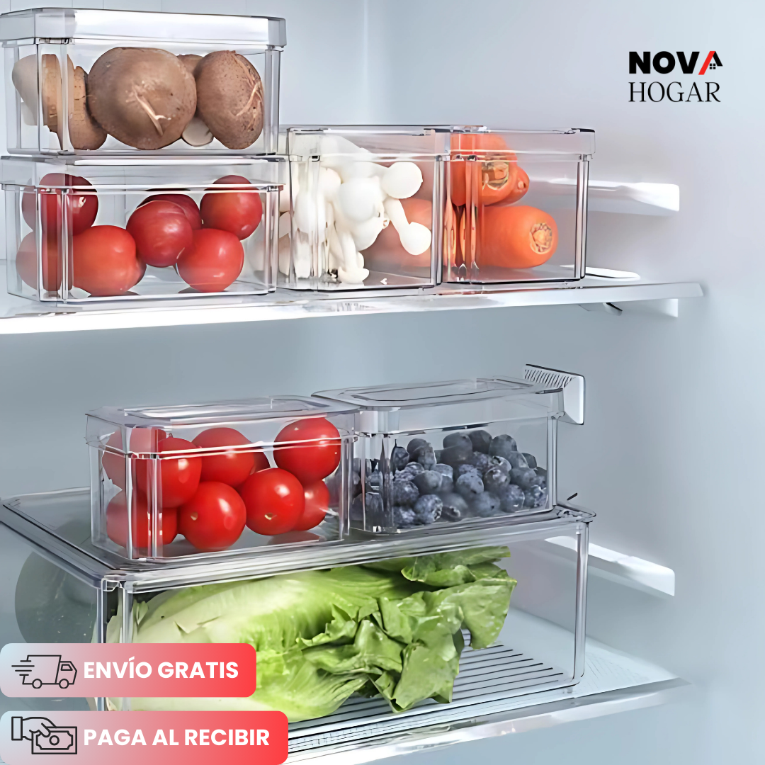 FreshBox™ Set de 7 Contenedores de Alimentos
