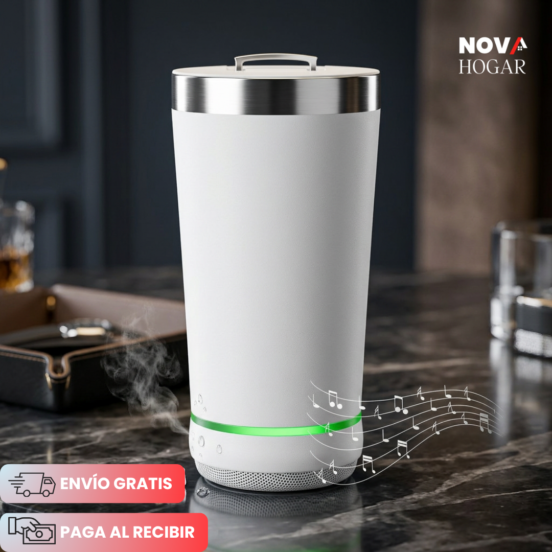 BeatSip™ Termo Con Parlante Bluetooth Integrado