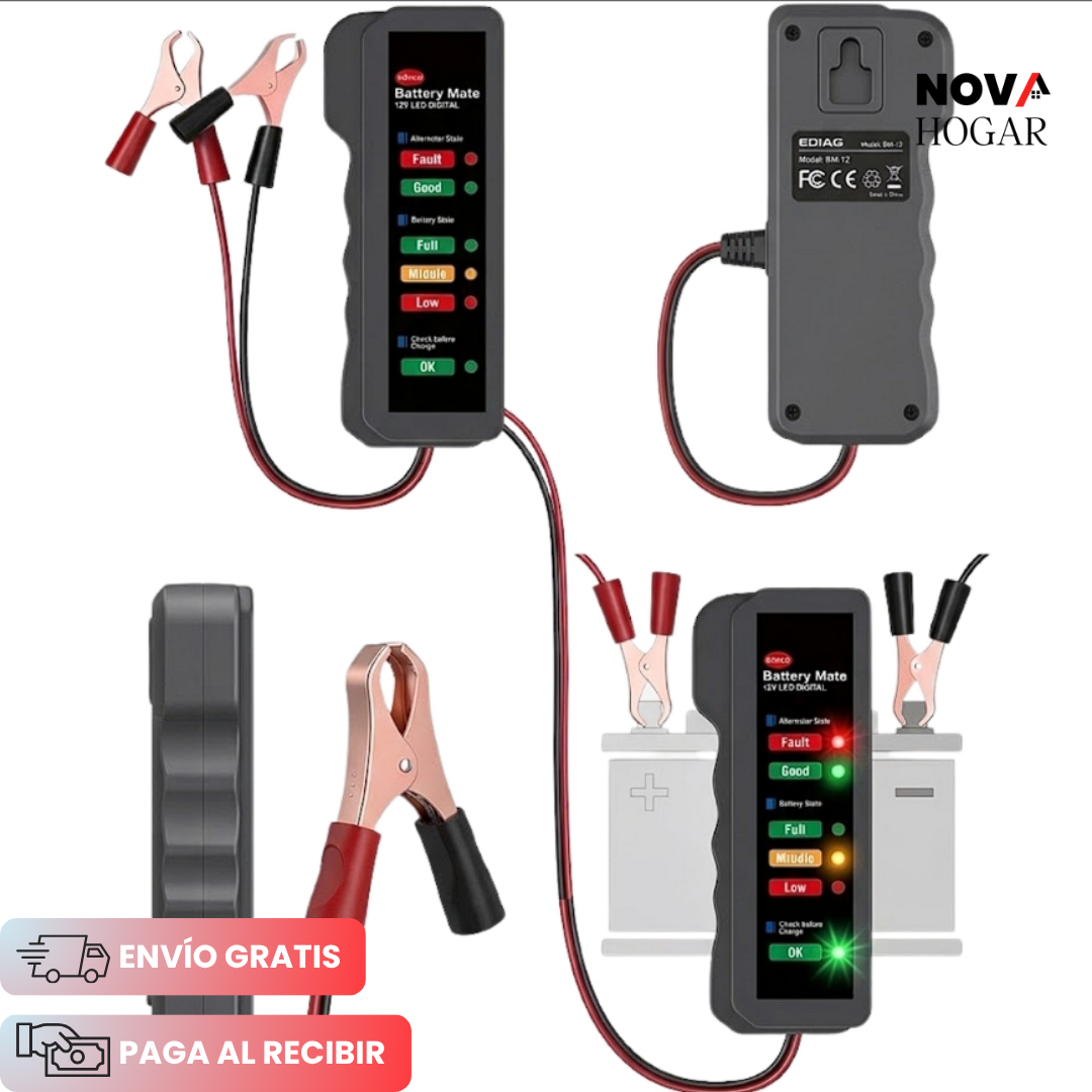 PowerTest™ Probador Digital de Batería y Alternador