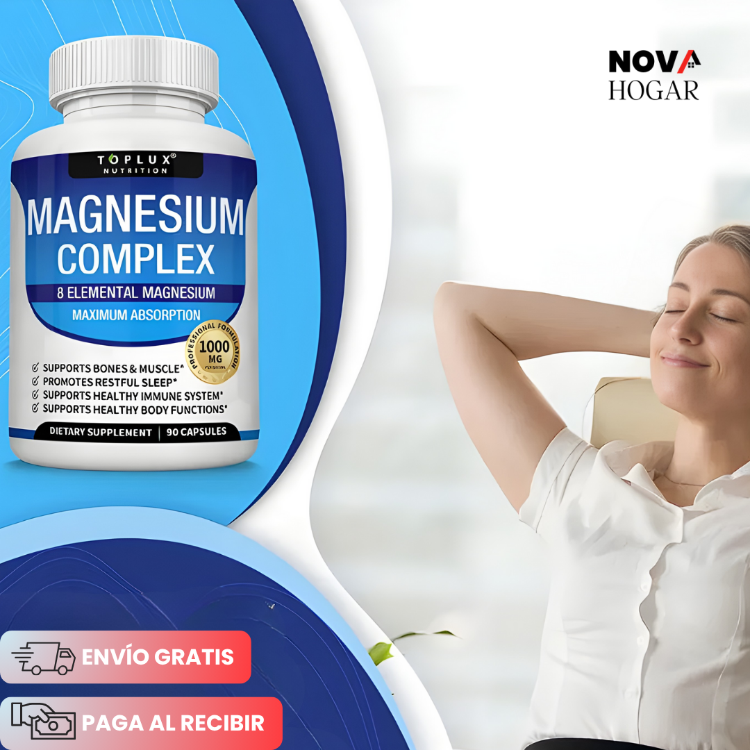 2X1 Magnesium Complex™ Complejo Natural de Magnesio 8 en 1