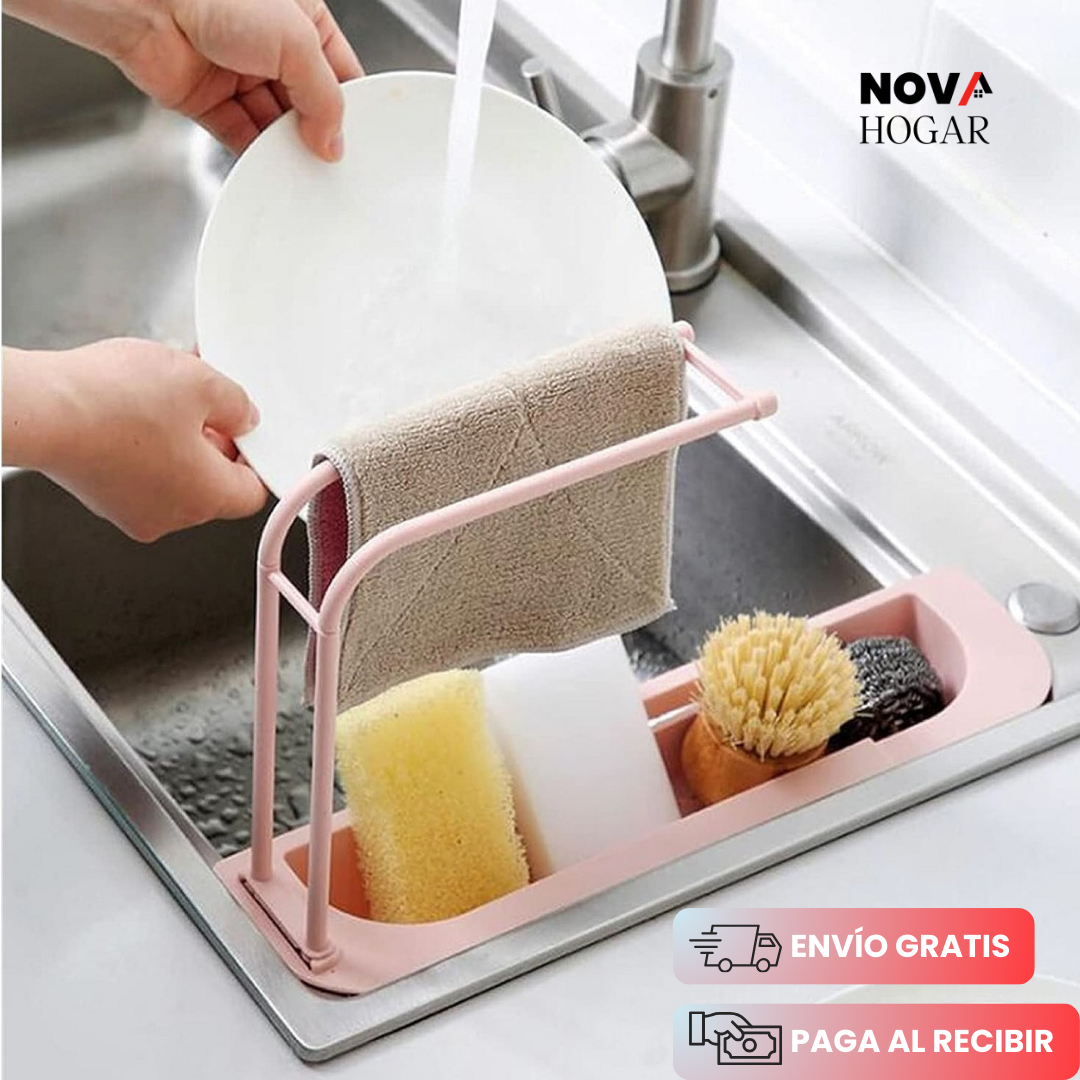 FlexiDry™ Soporte Escurridor Extensible para Lavaplatos