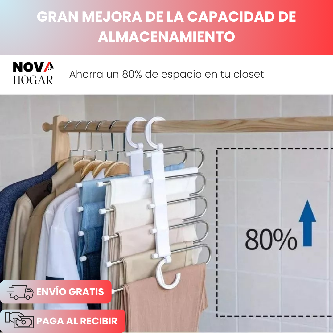 MagicCloset™ Gancho Mágico 5 en 1 Ahorrador de Espacio