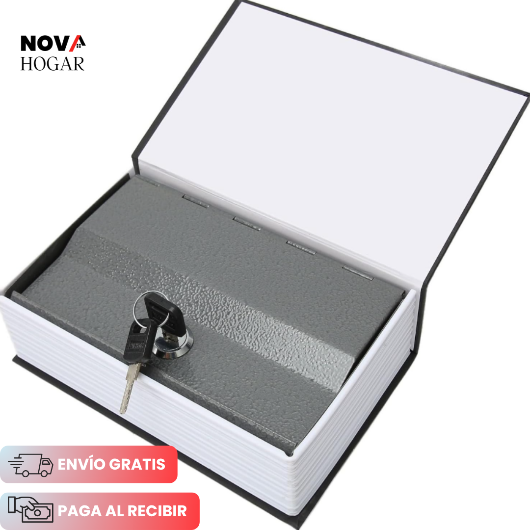 BookLock™ Caja Fuerte Discreta en Forma de Libro