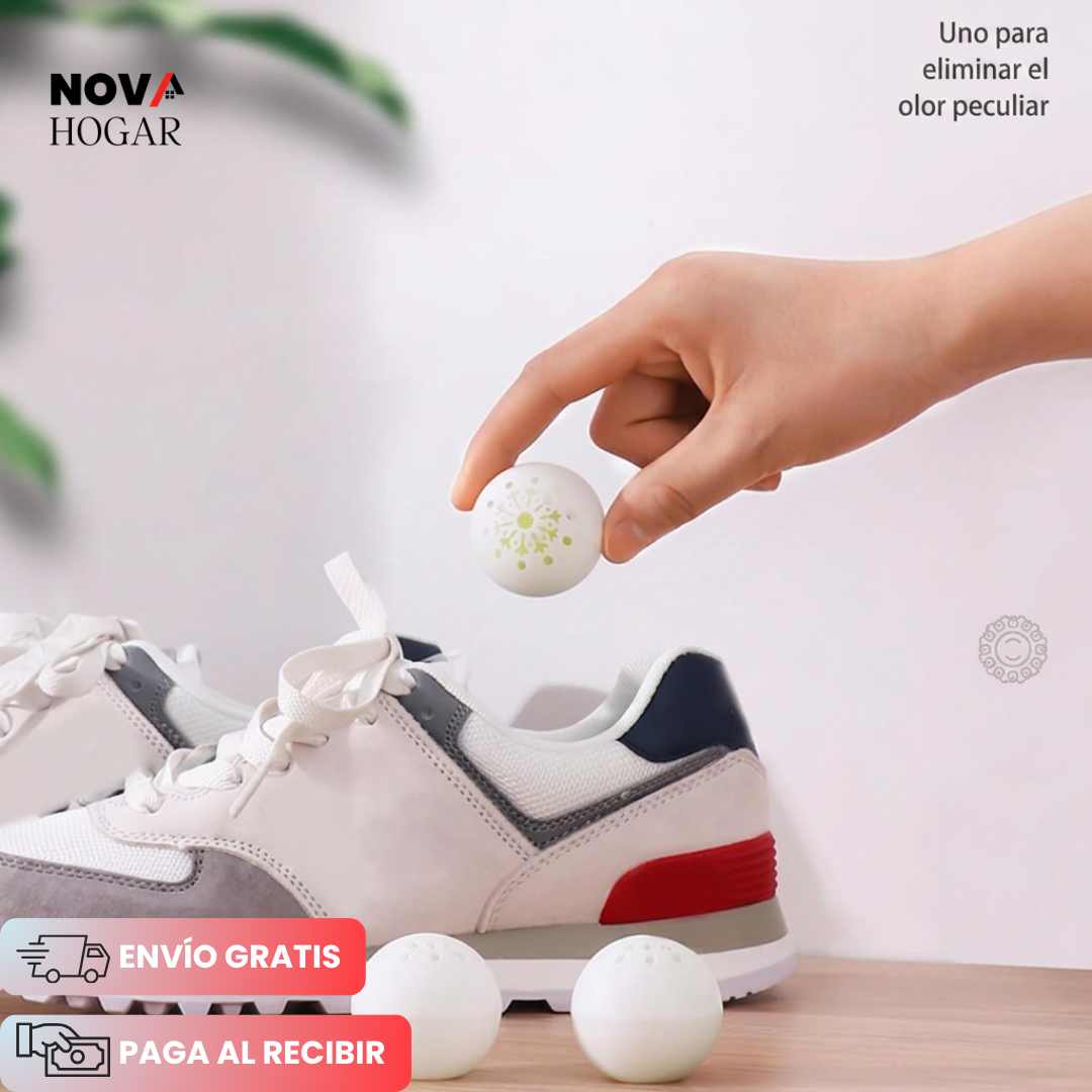 StepFresh™ Pack X8 Bolas Desodorantes Japonesas para Calzado