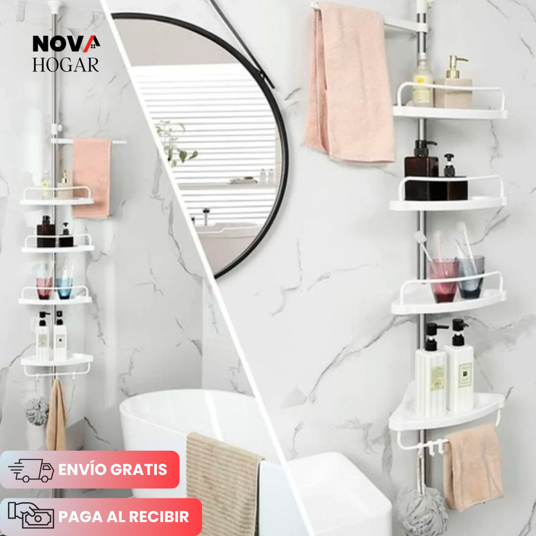 SpaceSaver™ Práctico Organizador Esquinero de Fácil Instalación