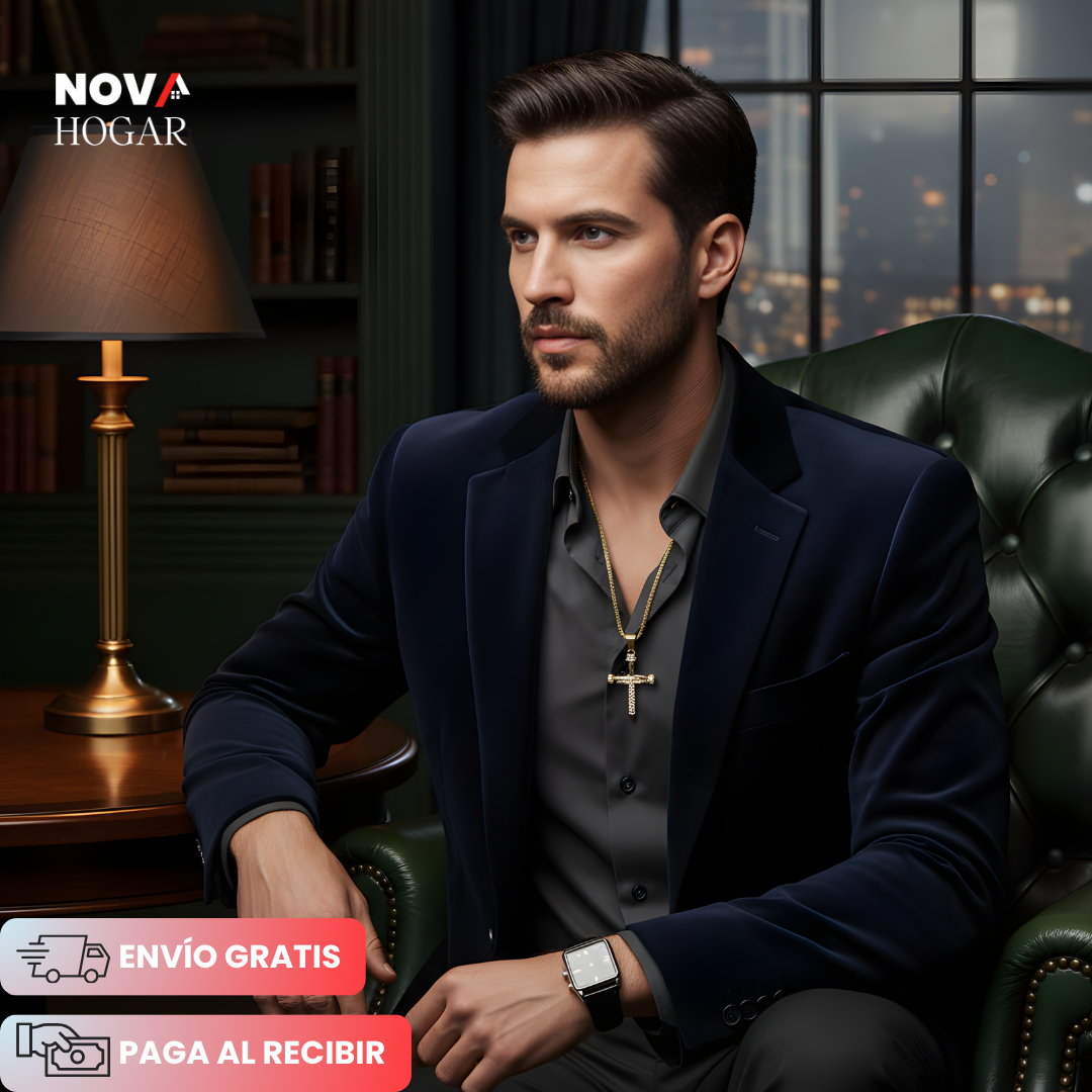 CrossShine™ Cadena Veneciana con Cruz de Clavo