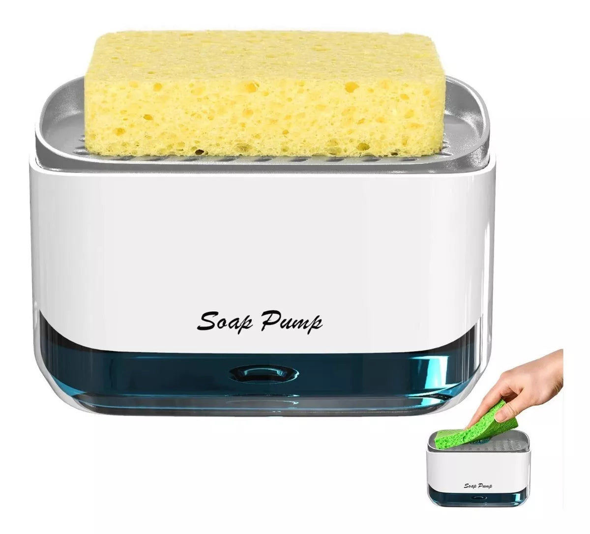 Dispensador de Jabón para Cocina + Esponja de Regalo