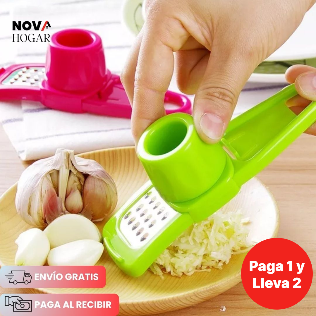 2x1 ZestCrush™ Mini Rallador Multiusos de Ajo y Especias
