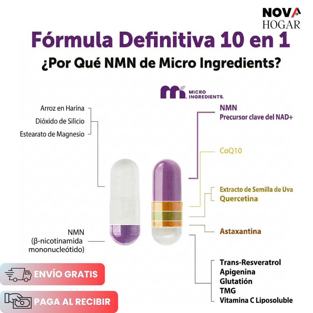 MicroNMN™ Complejo De Nicotinamida para Rejuvenecimiento Celular