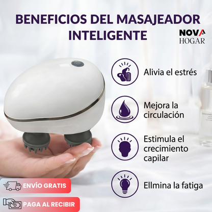GrowGrip™ Masajeador Inteligente de Cuero Cabelludo