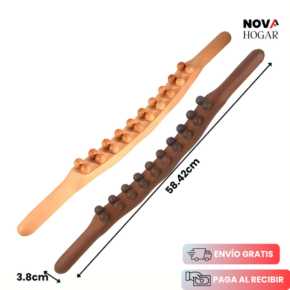 WoodSculpt™ Rodillo GuaSha Masajeador Corporal