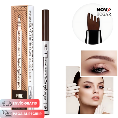2x1 LushBrow™ Lápiz De Cejas Efecto Microblading  Natural