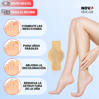 FungiClear™ Parches de Tratamiento Contra Hongos