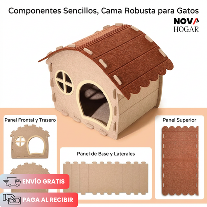PetHaven™ Cabaña Confortable para Mascotas