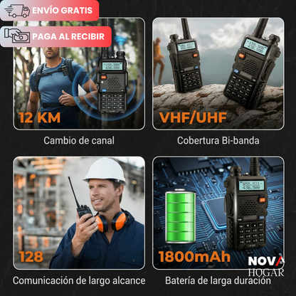BaoFeng UV-5R™ Radio Bidireccional De Largo Alcance