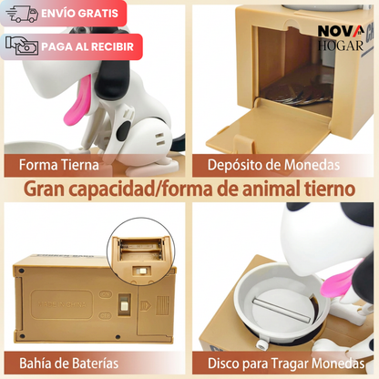 CoinMuncher™ Alcancía Robótica Interactiva para Niños
