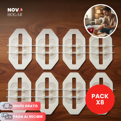 MedZip™ Pack x8 Parche de Sutura Adhesiva para Heridas