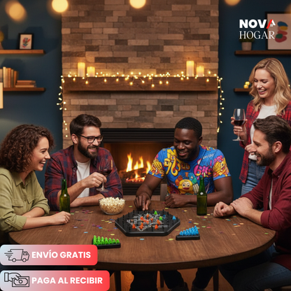 SnapBattle™ Juego Estratégico de Gomas Elásticas