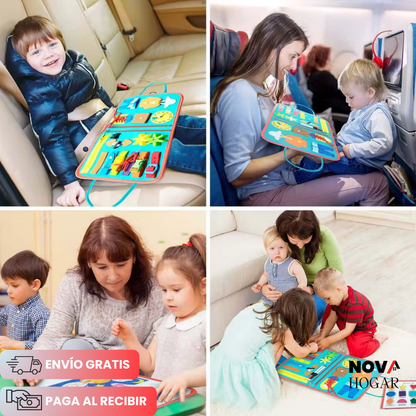 ActiveBook™ Libro Sensorial Montessori para Niños