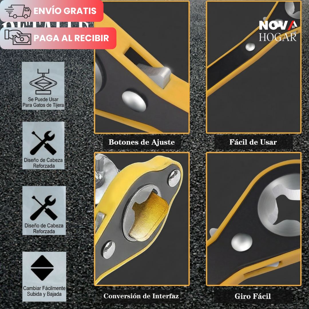 EasyCrank™ Llave Rápida para Gatos Elevador