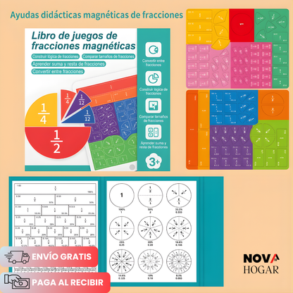 MathSlicer™ Libro Magnético de Matemáticas Didácticas