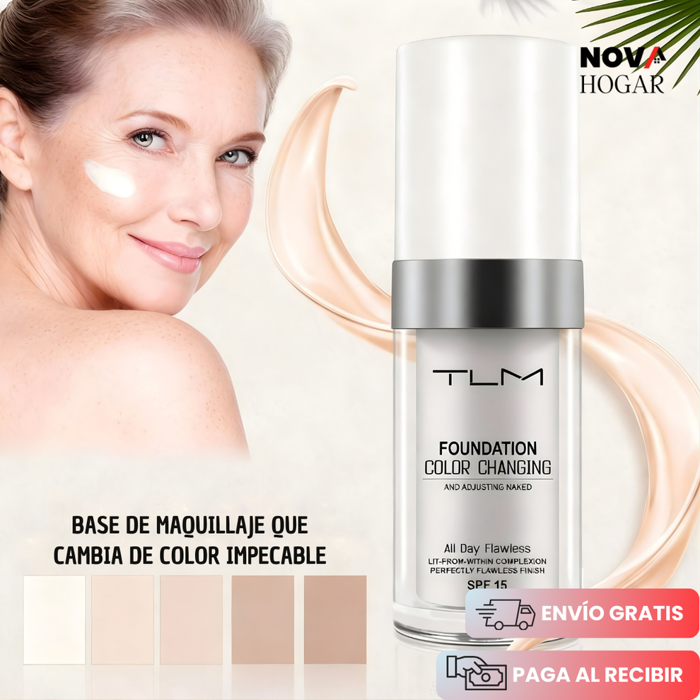 TLM ColorChange™ Base con Protector que se Adapta a tu Piel – novahogar.co