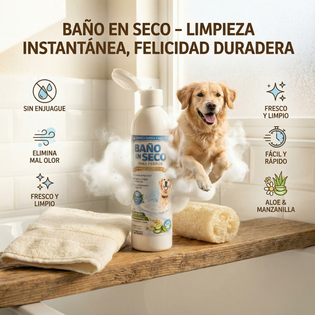2x1 Paws Wash™ Baño Seco Para Mascotas